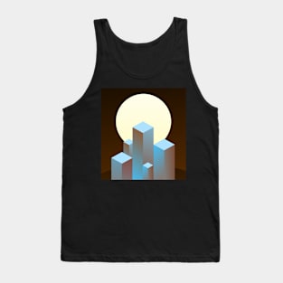 Geometric  City skyscrapers Tank Top